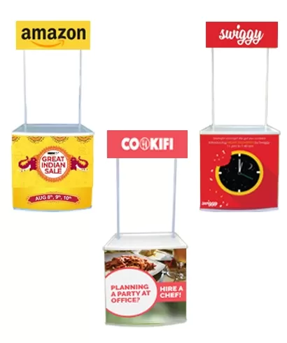 Promo Booth - Portable Outdoor Advertisement Display Solution sellers